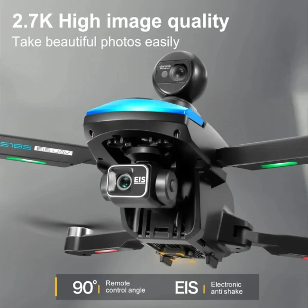 New S185 GPS Drone 3-axis PTZ with Large Touch Screen 360° Laser Obstacle Avoiding Sending Memory Card Brushless FPV Dron 28min