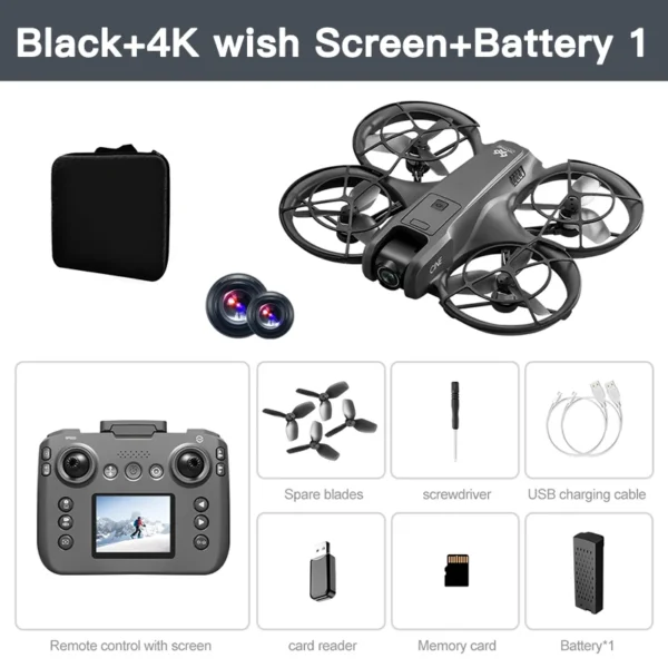 V666 Drone 4K Professional WIFI 5G Dron Obstacle AvoidancååV666 Drone 4K Professional WIFI 5G Dron Obstacle Avoe Brushless Altitude Headless Mode RC Quadcopter Toys