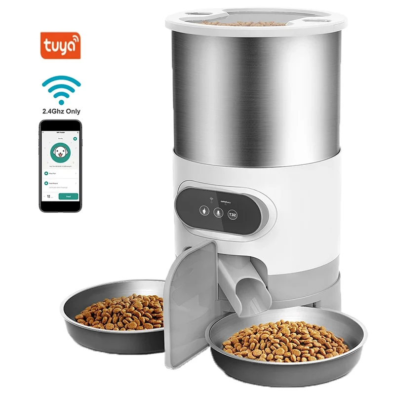 65L Self-Cleaning Cat Litter Box App Control, ONLY Supports 2.4G WiFi w/Litter Mat&Trash Bags, Fit for Tofu & Mixed Litter