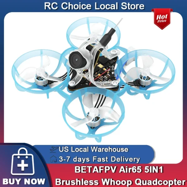 BETAFPV Air65 5 IN 1 Brushless Whoop Quadcopter RC Racing Freestyle Drones ship from China