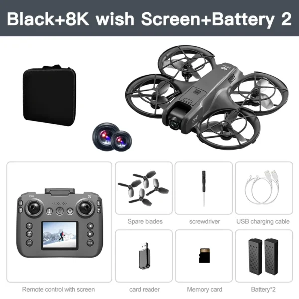 V666 Drone 4K Professional WIFI 5G Dron Obstacle AvoidancååV666 Drone 4K Professional WIFI 5G Dron Obstacle Avoe Brushless Altitude Headless Mode RC Quadcopter Toys