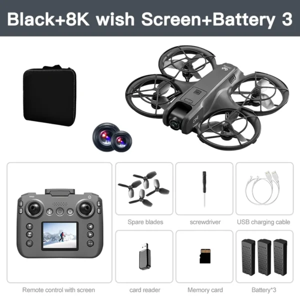 V666 Drone 4K Professional WIFI 5G Dron Obstacle AvoidancååV666 Drone 4K Professional WIFI 5G Dron Obstacle Avoe Brushless Altitude Headless Mode RC Quadcopter Toys