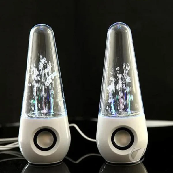 LED Light Water Dancing Speakers Fountain Speaker HIFI Stereo SoundBox 3D Surround Loudspeaker For PC Phone Tablet Game Player