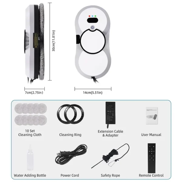 S0e1afd6fa8394448ad6d69804dd19d12y.webp UPS System Robot Window Cleaner Vacuum Smart Home Appliance Auto Clean Glass Windows Washer Window Washing Electric Floor Mops
