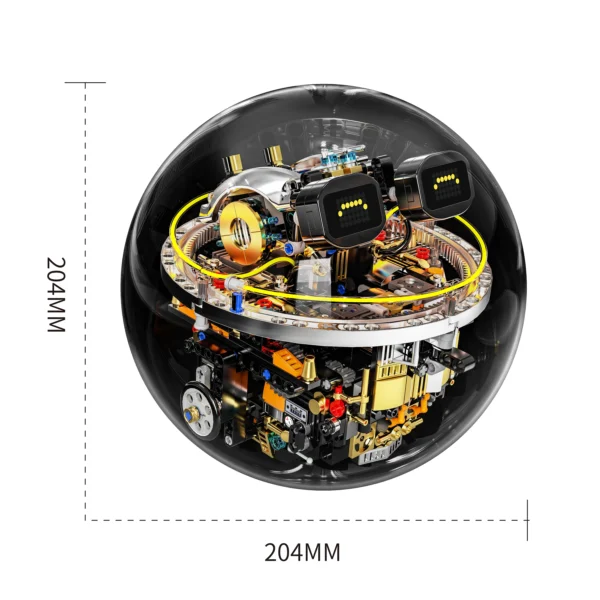 S0f4a94f3000c45808e0e9d503b17db43o.webp Programmable Sci Fi Robot Ball Remote Control Dynamic Building Blocks Assembly Smart Electronic Toy Creative Tech Gift
