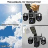 4G Sim Card Solar CCTV PTZ  Outdoor Wireless Human Detection PIR WiFi IP Camera with Siren Solar Powered CCTV Solar Light