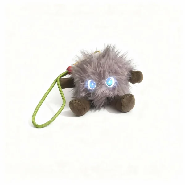 Smart Voice AI Multilingual Plush Toy LED Eyes Interactive Companion forKids Storytelling Music Playback Entertaining Gift E-Pet