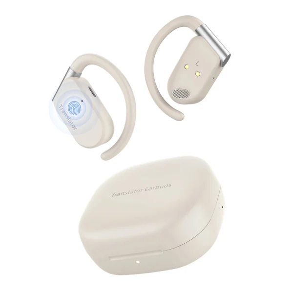 Wooask M9 Translator Earbuds,OWS Two-Way Real Time Translator Earphone ,Online 144 Languages with 11 Offline Packs, No WiFi Need