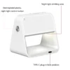 1pc new bedroom bedside lamp clock, made of ABS material suitable for home/office holiday atmosphere decoration USB plug in use