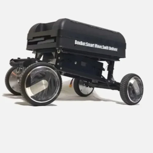 Electric Manned Camping Trolley Portable Folding Remote Controlled Automatic Robot Trolley Storage Transport Outdoor Tools