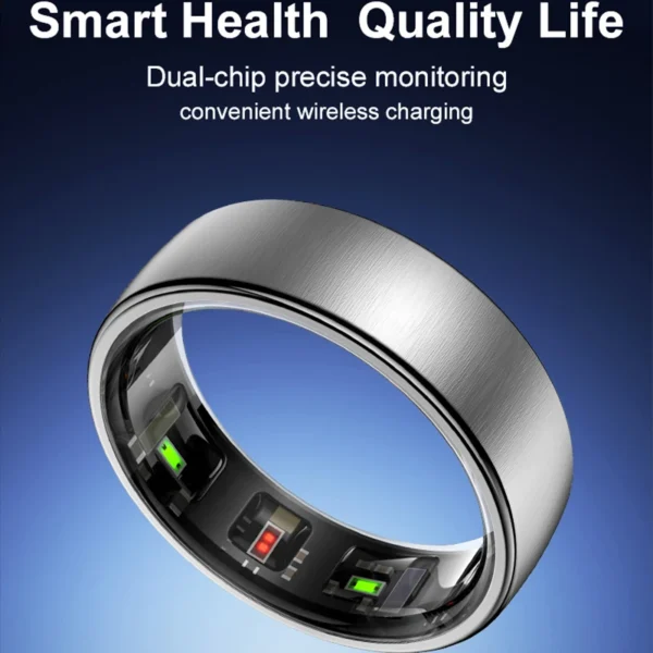 2026 R10 Smart Ring For Men Women 5ATM IP68 Waterproof Health Sleep Monitor Wireless Charging Multi-sport Modes For Andriod IOS
