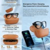 2026 Ultra AI Smart Glasses 1200P Camera ChatGPT Voice Assistant 32GB Storage Real-time Translation Bluetooth Music Sunglasses