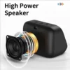 AI Smart Bluetooth 5.4 Speaker HD Touch Screen Display Electronic Album Alarm Clock Hi-fi Stereo Sound Voice Speaking Assistant