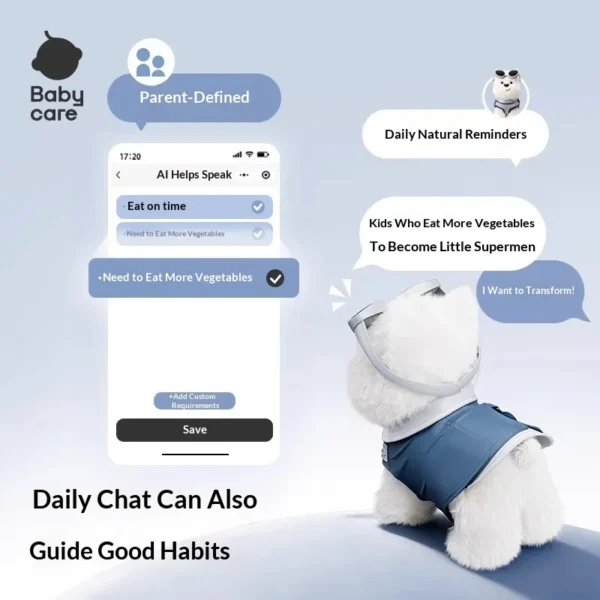 Babycare GAOGAO AI Smart Robot Companion Touch Bionic Interaction Play And Chat With Each Other Wireless Intelligence Gifts