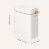 Automatic Smart Bagging Sensor Trash Can Waterproof Narrow Large-capacity Smart Garbage Bin House Bathroom Office For Home