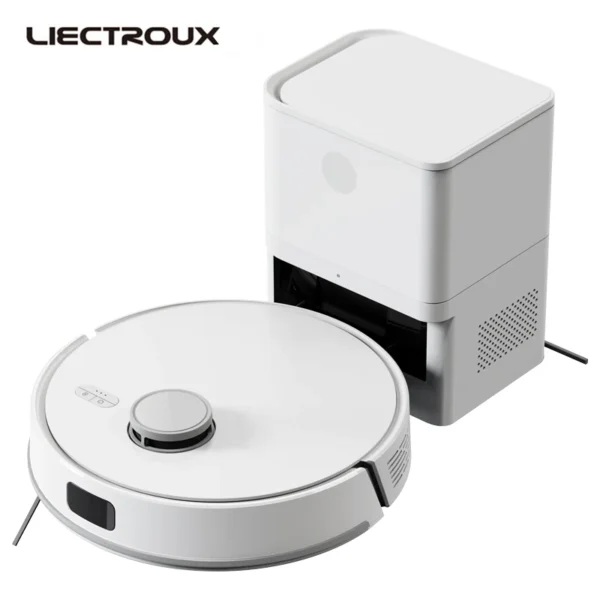 LDS Robot Vacuum Cleaner & Mop Liectroux M70 Pro,Wet Dry Cleaning,Self Empty,Multi-floor Map,6500Pa,Carpet Boost,Max.175Mins Run