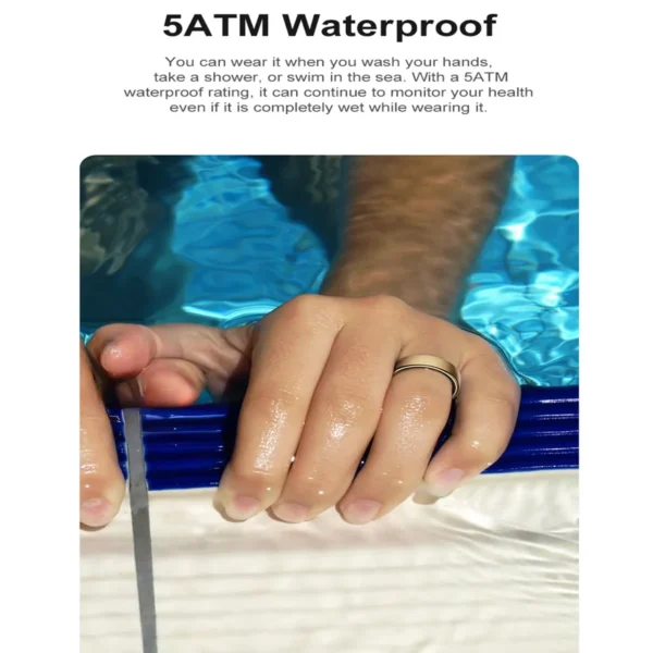 2026 R10 Smart Ring For Men Women 5ATM IP68 Waterproof Health Sleep Monitor Wireless Charging Multi-sport Modes For Andriod IOS