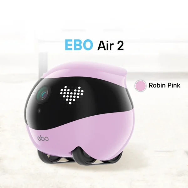 Enabot EBO AIR2 Intelligent Robot Wireless Camera Robot Remote Monitoring Pet Companion Robot Realtime Control Custom Gift