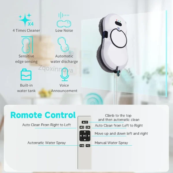 S5b4ec4e658ea4926adf090e9de69d29ai.webp UPS System Robot Window Cleaner Vacuum Smart Home Appliance Auto Clean Glass Windows Washer Window Washing Electric Floor Mops