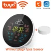 WiFi Weather Clock 3-Day Weather Forecast Weather Station Wireless Smart Thermometer Hygrometer Remote Gauge Alarm Clock
