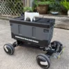 Electric Manned Camping Trolley Portable Folding Remote Controlled Automatic Robot Trolley Storage Transport Outdoor Tools