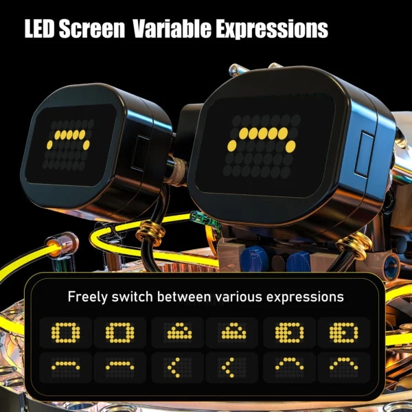 S6c6b2308a3594892ad417e9f9bcc7c547.webp Programmable Sci Fi Robot Ball Remote Control Dynamic Building Blocks Assembly Smart Electronic Toy Creative Tech Gift