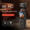 4K Pocket Action Camera,ELS stabilization technology, long-lasting battery,compact and portable, high-definition video