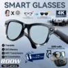 2026 Ultra AI Smart Glasses 1200P Camera ChatGPT Voice Assistant 32GB Storage Real-time Translation Bluetooth Music Sunglasses
