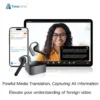Timekettle W4 Pro AI Interpreter Earbuds Translator Device Suppor 40 Languages Translator Earbuds for Call Video Translation