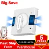 Robot Window Cleaner YW509, 4-Way Water Spray,Home Glass Floor Window Robot Vacuum Cleaner,Strong Vacuum,Smart Memory