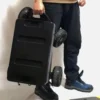 Electric Manned Camping Trolley Portable Folding Remote Controlled Automatic Robot Trolley Storage Transport Outdoor Tools