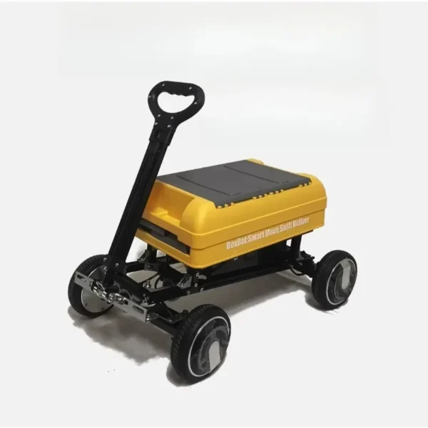 Electric Manned Camping Trolley Portable Folding Remote Controlled Automatic Robot Trolley Storage Transport Outdoor Tools