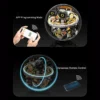 S835daf8a014e4ac4ab2c94b68eda58c5r.webp Programmable Sci Fi Robot Ball Remote Control Dynamic Building Blocks Assembly Smart Electronic Toy Creative Tech Gift