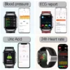 2026New Health Watch Blood Pressure Accurate Measure Smart Watches Men Uric Acid Blood Lipids waterproof Airbag Smartwatch Women