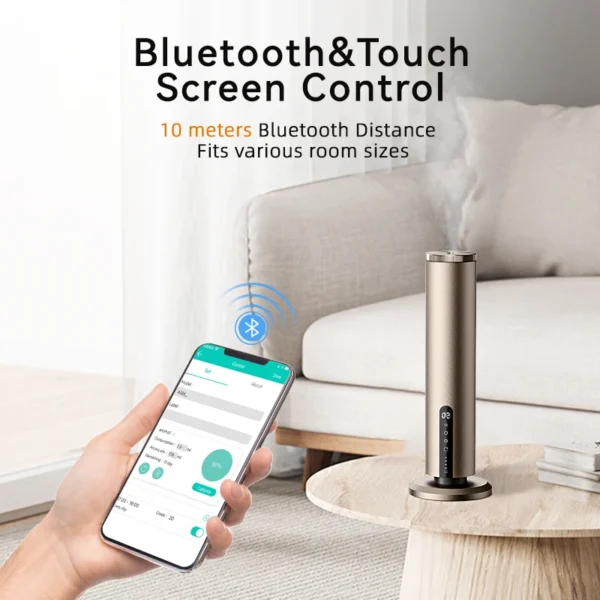 Home Intelligent Aroma Essential Oil Diffuser Aroma Diffuser Machine APP Control Big Coverage Electric Smell for Hotel