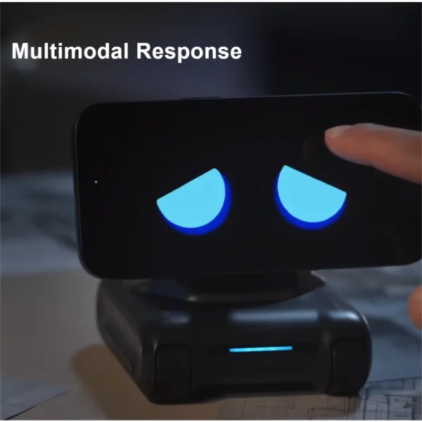Emotional AI Smart Pet Robot Dog 10W Wireless Charging ChatGPT Toy Voice Interaction Gesture Face Recognition Android IOS