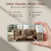 Smart Automatic Pet Feeder with 160° Camera, 5G WiFi, 2K HD, Motion Detection, Voice Interaction & Night Vision