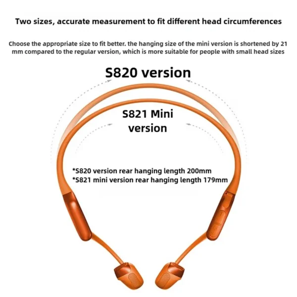 Bluetooth Earphones IP55 Waterproof Bone Conduction Headphones Music Sports Earbuds
