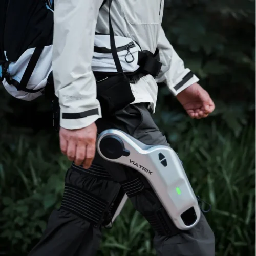 Viatrix Range Extended Powered Exoskeleton Multi-scenario Application Assistance for Running Cycling and Hiking
