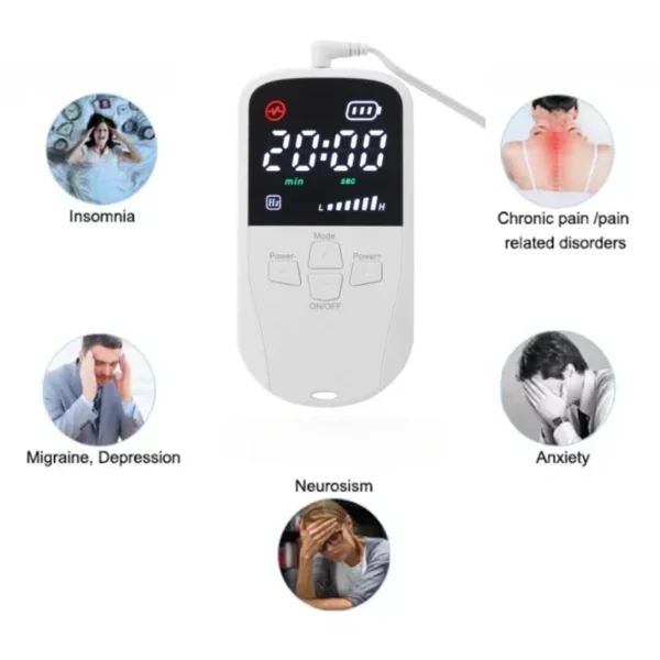 Sleep Aid CES cranial electrotherapy stimulation technology Alpha Stim insomnia Sleeping device No Sleep Anxiety Depression