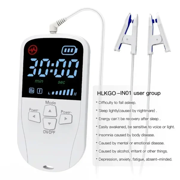 Sleep Aid CES cranial electrotherapy stimulation technology Alpha Stim insomnia Sleeping device No Sleep Anxiety Depression