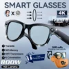 2026 Ultra AI Smart Glasses 1200P Camera ChatGPT Voice Assistant 32GB Storage Real-time Translation Bluetooth Music Sunglasses
