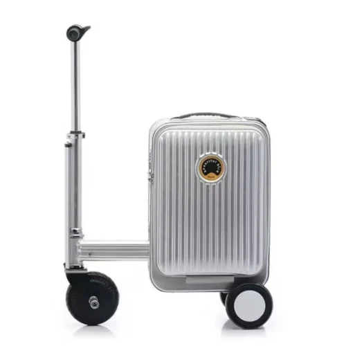 Electric Luggage with Smart Reverse and Forward Function for Walking, Riding, Traveling Trolley Case with Electric Driving