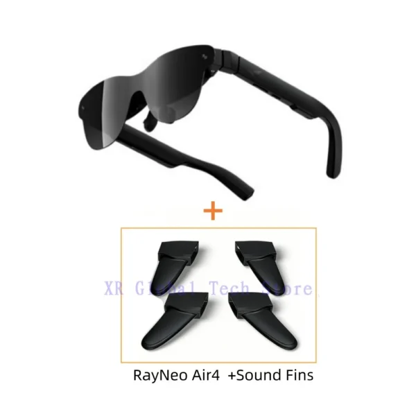Air 3S Pro smart AR glasses, equivalent to 4 meters 135 inches, 3D surround sound, 120Hz.And RayNeo Air 4