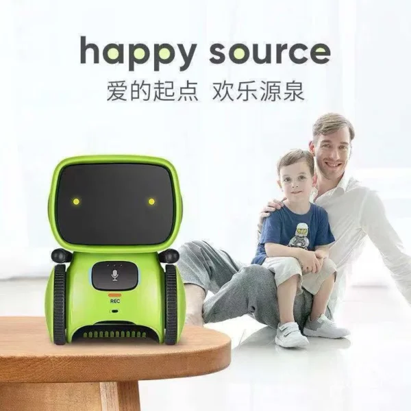Genius teenager AI intelligent induction robot, children's puzzle universal dancing early education story machine