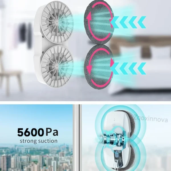 Sbe42a320e58e4f27ab2ea9b2cfb92bc3j.webp UPS System Robot Window Cleaner Vacuum Smart Home Appliance Auto Clean Glass Windows Washer Window Washing Electric Floor Mops