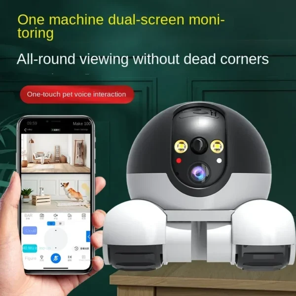 IP Camera 5G WiFi Smart Home Indoor Wireless IP Surveillance Camera CCTV Camera AI Tracking Security Baby Monitor