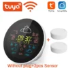WiFi Weather Clock 3-Day Weather Forecast Weather Station Wireless Smart Thermometer Hygrometer Remote Gauge Alarm Clock