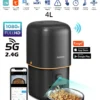 Automatic Cat Feeder Camera Pet Smart Cat Food Kibble Dispenser 2.4G/5GWiFi Tuya APP Control Auto Feeder For Cat Dog Accessories
