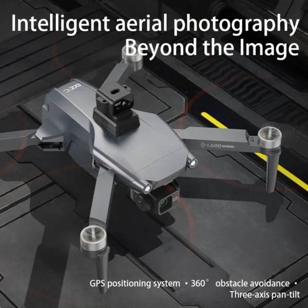New L600 Pro Max Professional Drone With 8K Camera 3-Axis Gimbal WIFI 360° Obstacle Avoidance Large Screen FPV Brushless RC Dron